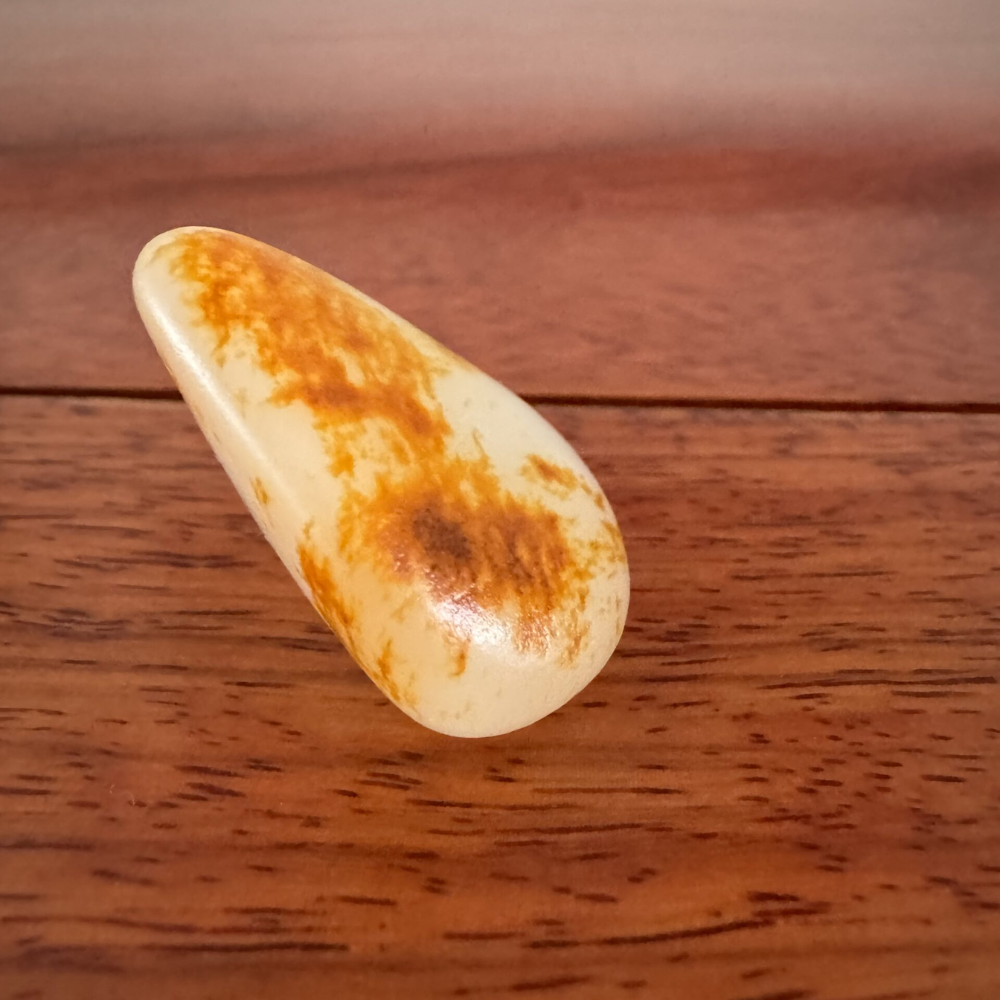 White Lonely Stone with Red Color Skin – 17.83g view 1