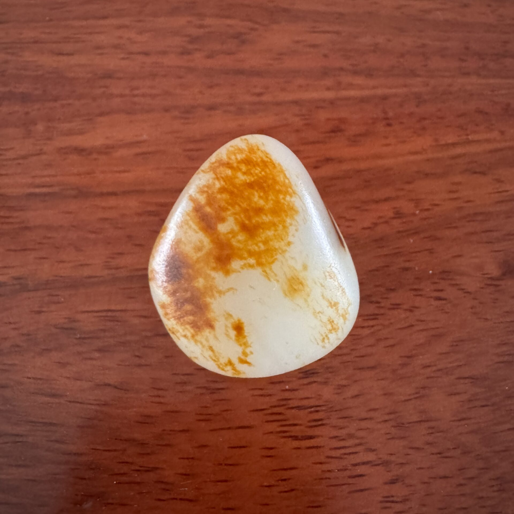 White Lonely Stone with Red Color Skin – 17.83g view 3
