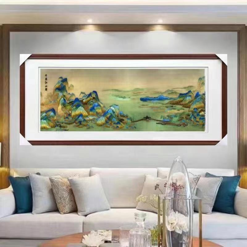 Handcrafted Silk Embroidery Tapestry/Artwork view 11
