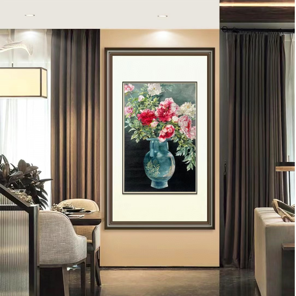 Handcrafted Silk Embroidery Tapestry/Artwork view 13