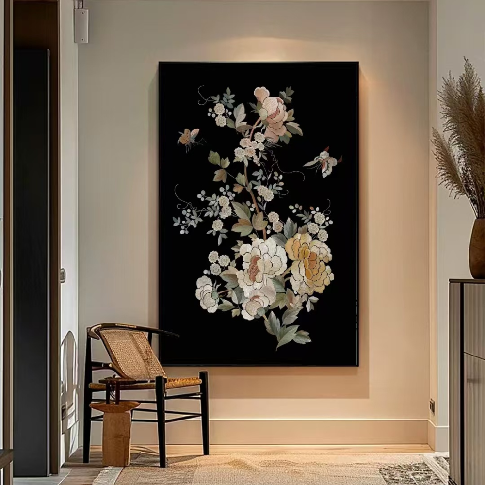 Handcrafted Silk Embroidery Tapestry/Artwork view 5
