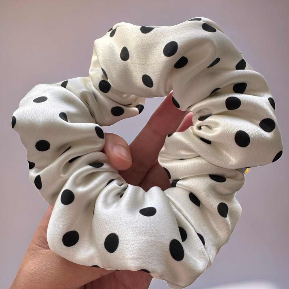 Healthy Hair! Luxury Silk Satin Hair Scrunchie / Sleep Scrunchie view 9