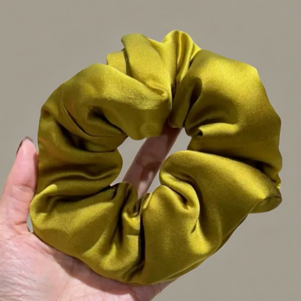 Healthy Hair! Luxury Silk Satin Hair Scrunchie / Sleep Scrunchie view 8