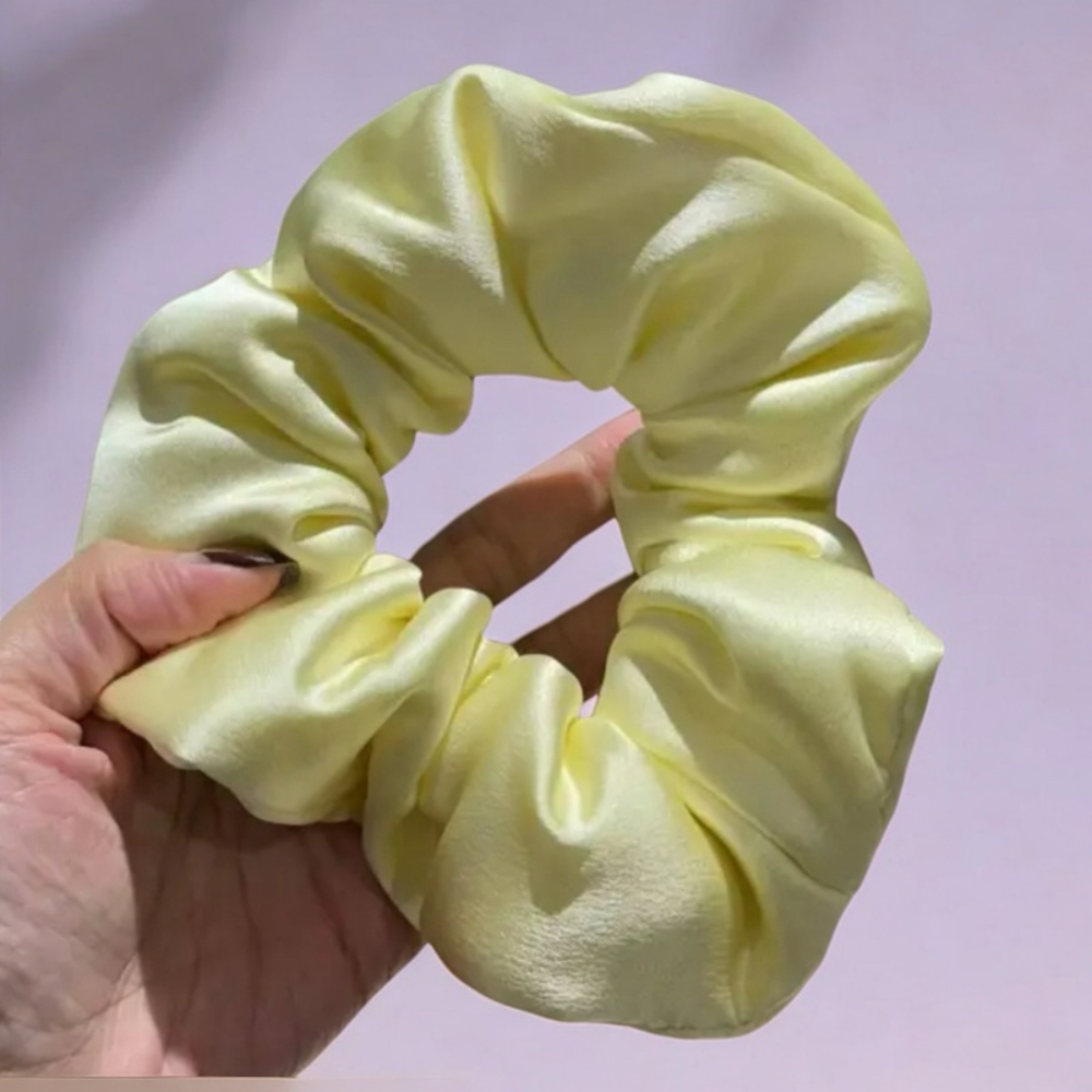 Healthy Hair! Luxury Silk Satin Hair Scrunchie / Sleep Scrunchie view 4