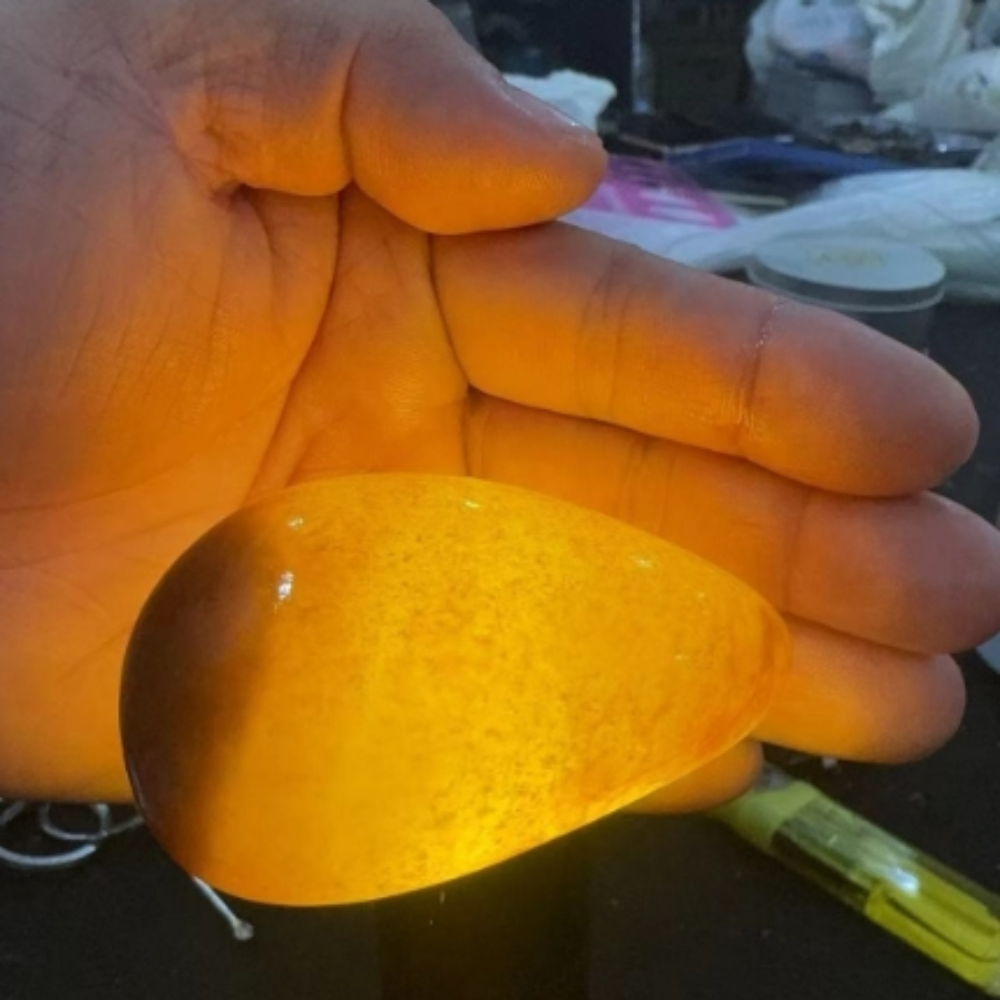 Imperial Golden Egg Exquisite Lonely Stone – 120g for Handheld view 1