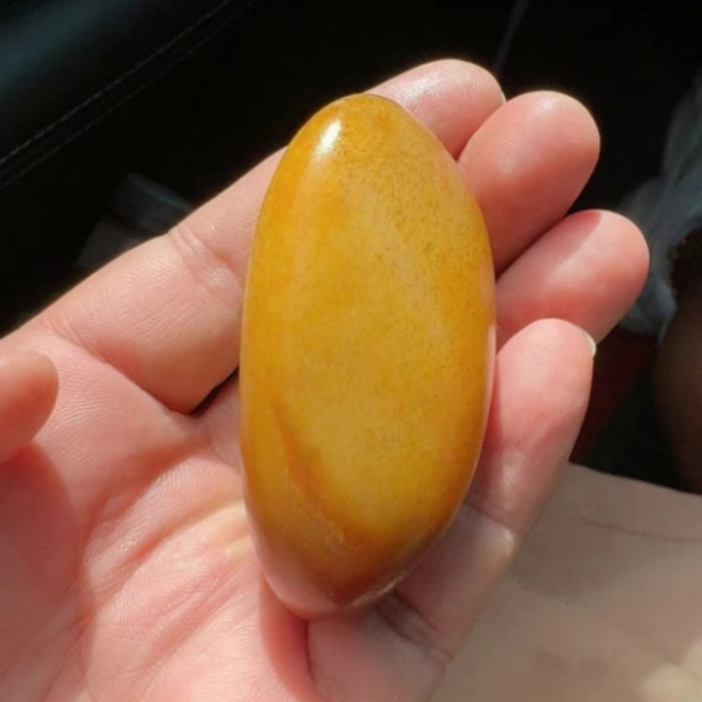 Imperial Golden Egg Exquisite Lonely Stone – 120g for Handheld view 2