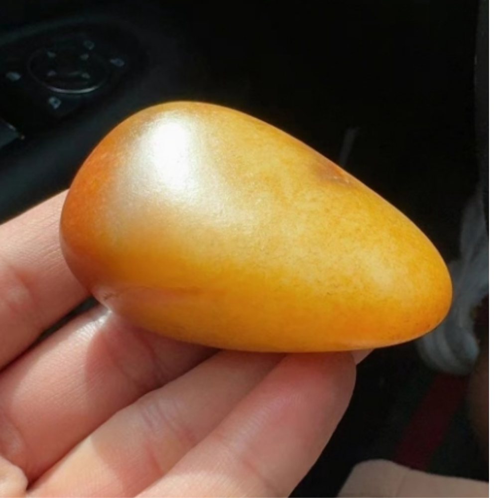 Imperial Golden Egg Exquisite Lonely Stone – 120g for Handheld view 4