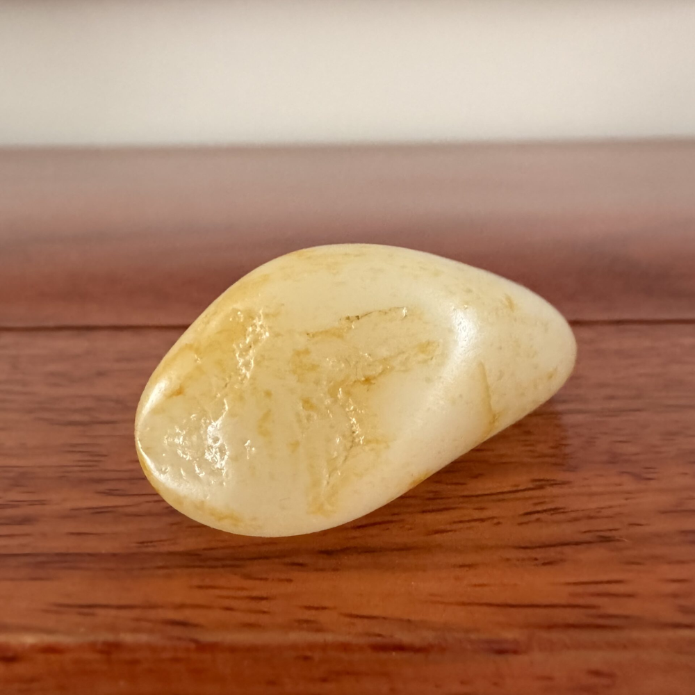 White Lonely Stone with Red Color Skin – 42.2g view 3