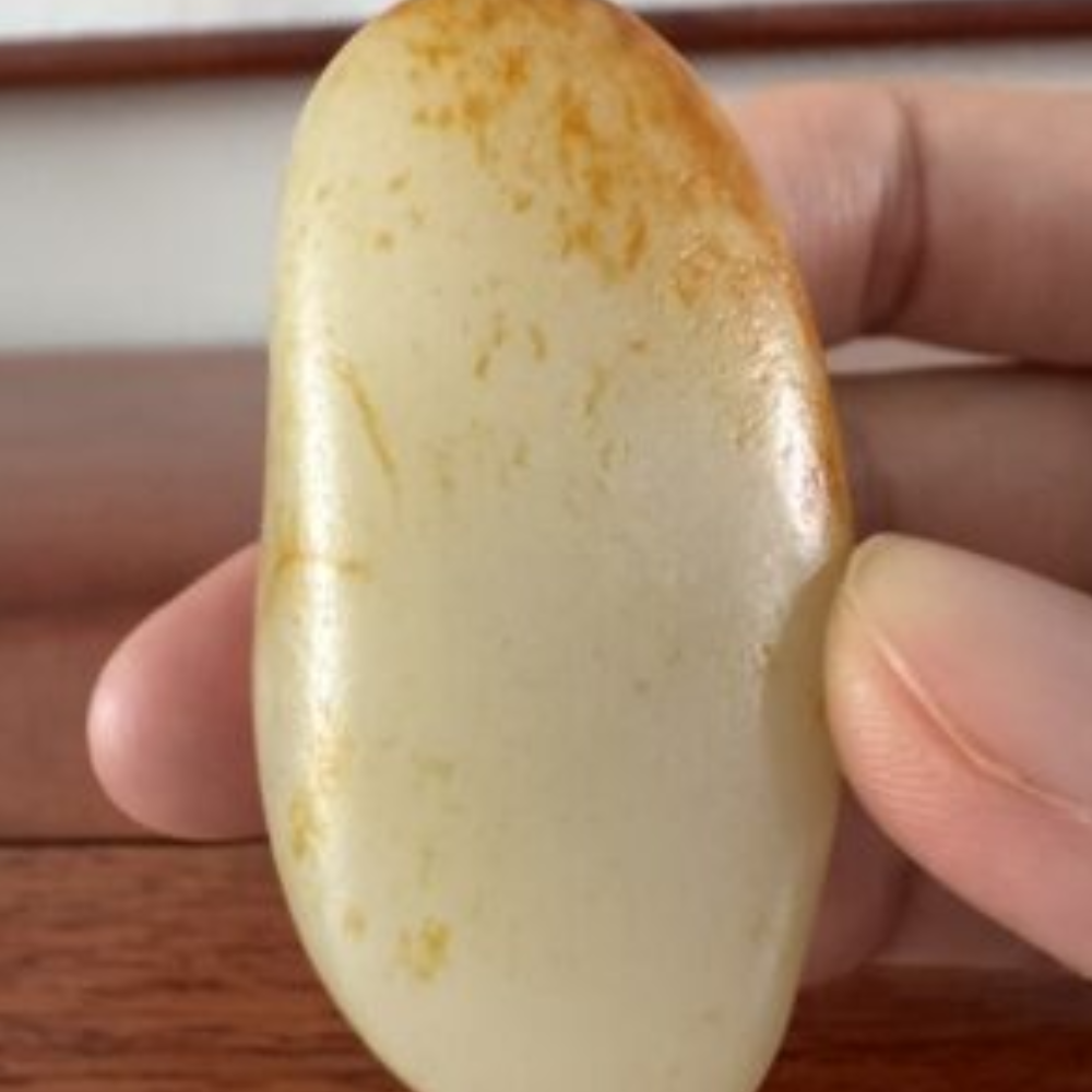 White Lonely Stone with Red Color Skin – 42.2g view 5