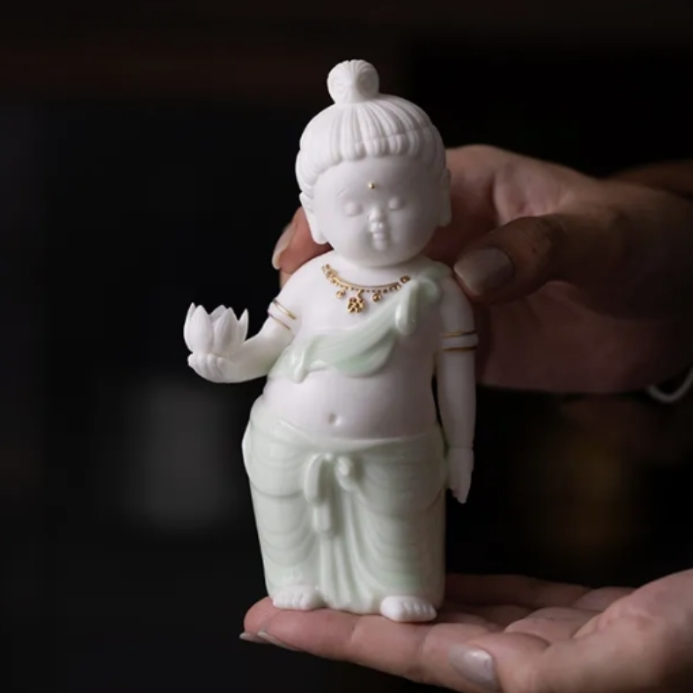 Jade Companion – Blessed Baby Guanyin view 1
