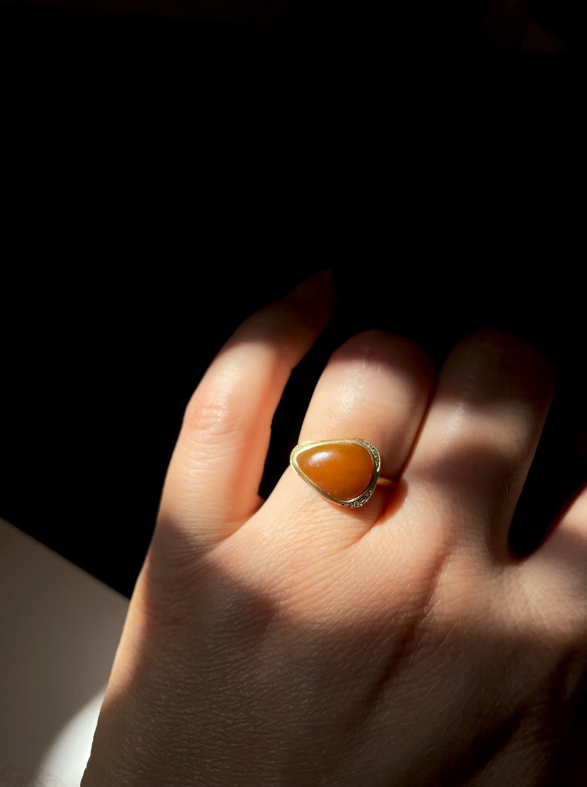 Lonely Stone Soul Mate Ring – Fire Red (2.2g) view 1