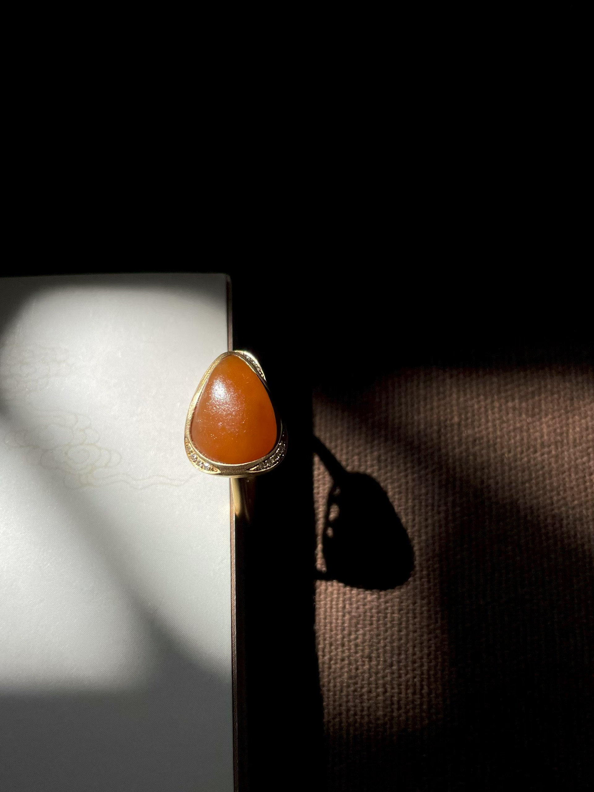 Lonely Stone Soul Mate Ring – Fire Red (2.2g) view 4
