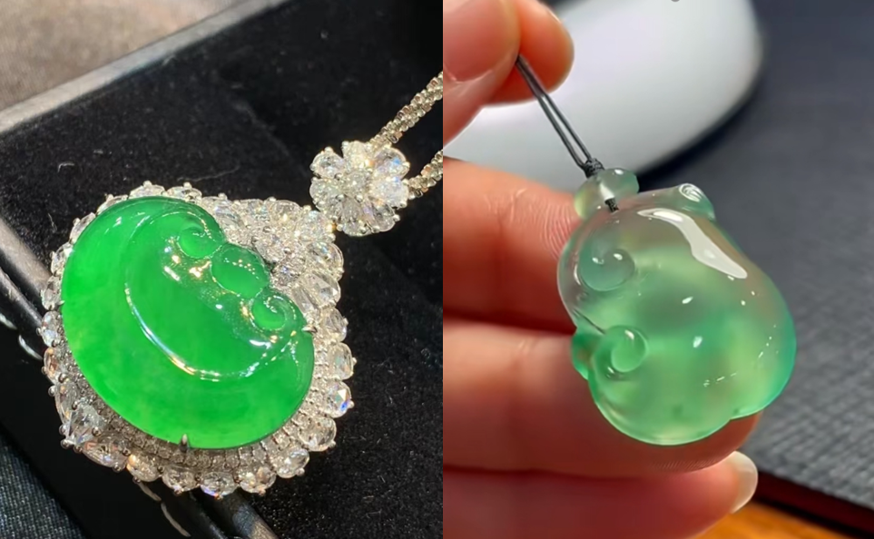Classic jadeite carving