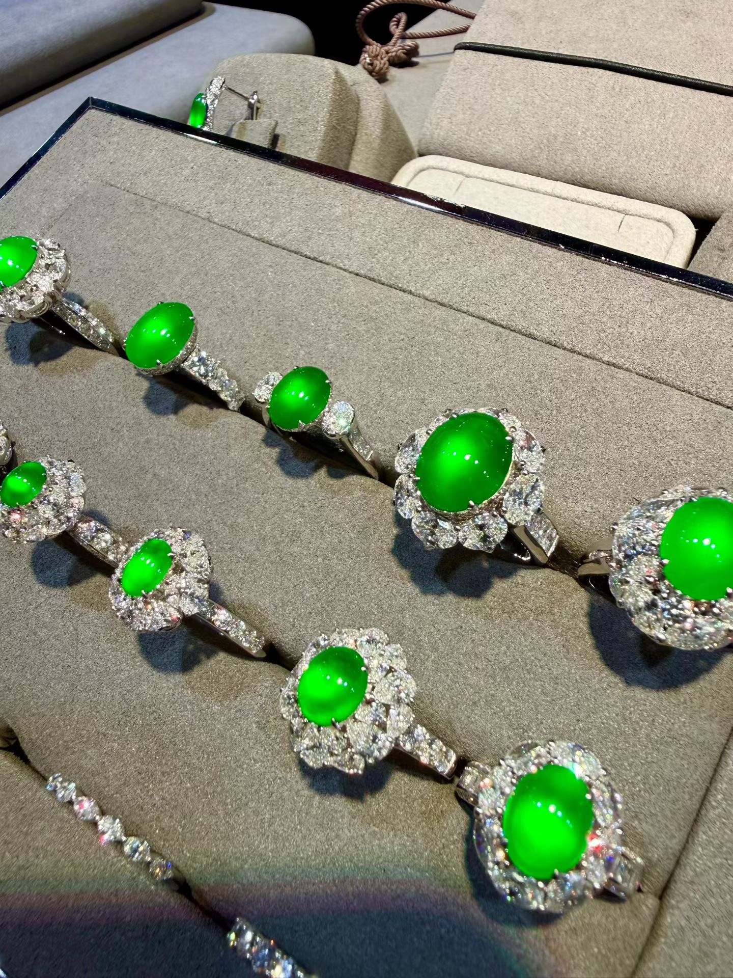 Jade Rings & Earrings