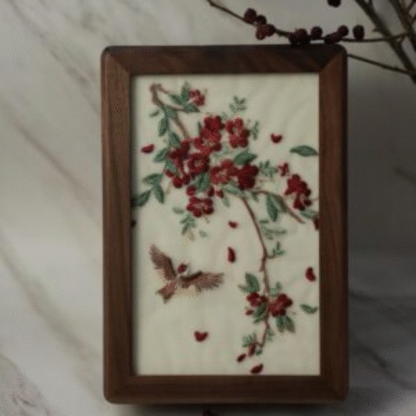 Jewelry Box with Chinese Su Embroidery - Image 7